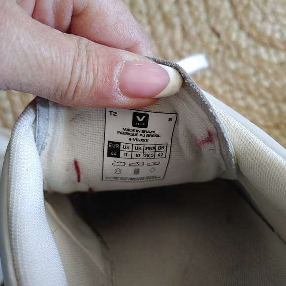 Veja V-12 Mens Sneakers Sz.11 White - Picture 7 of 7